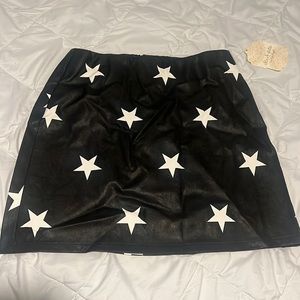 Leather skirt with stars from Altar’d State size medium